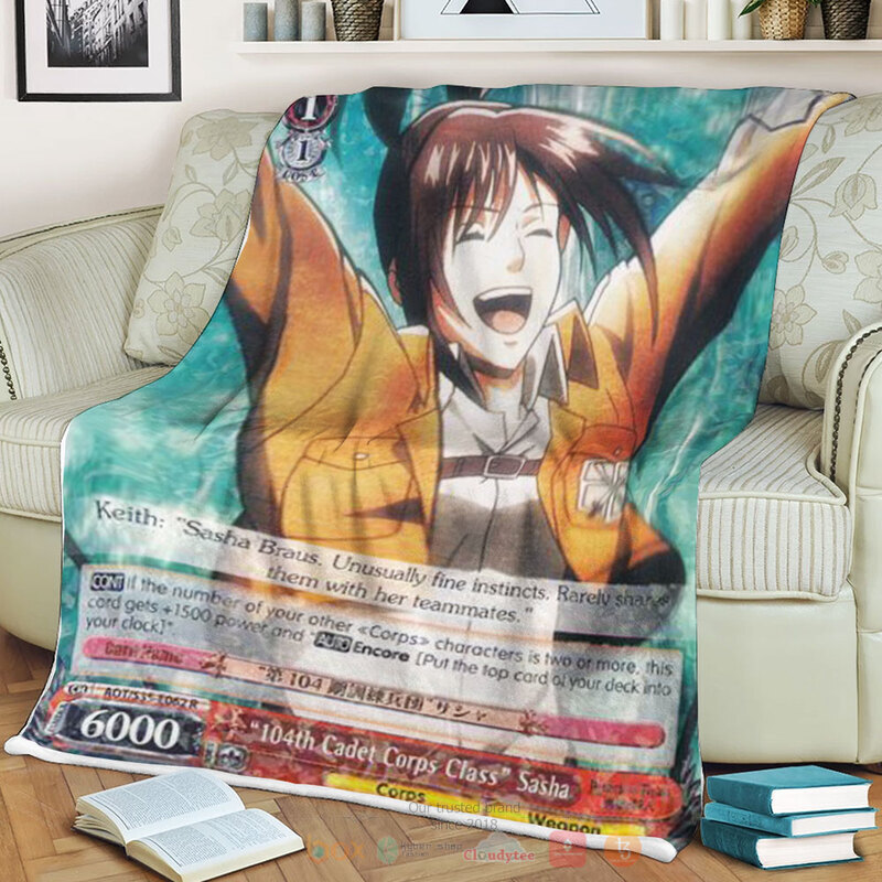Attack On Titan 104 th Cadet Corps Class Sasha Blanket