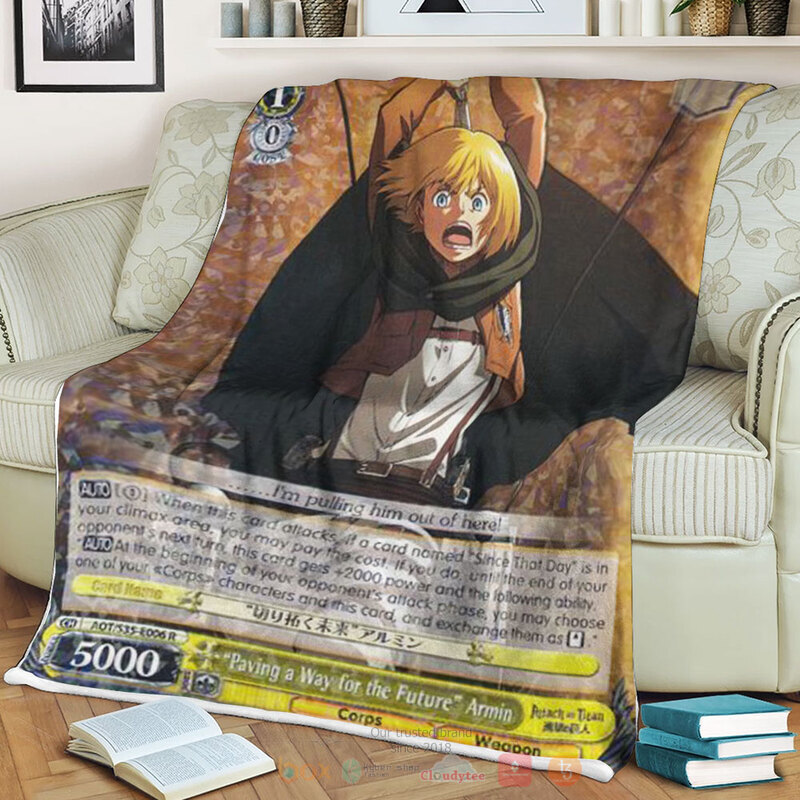 Attack On Titan Pavinga Way for the Future Armin Blanket