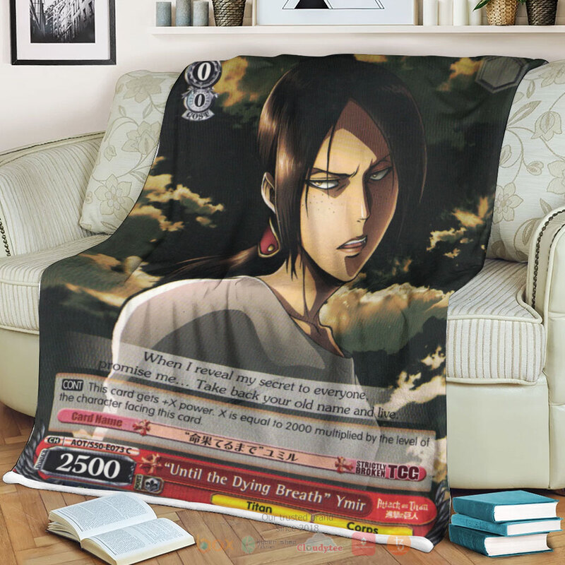 Attack On Titan Until the Dying Breath Ymir Blanket