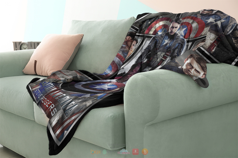Avengers Captain America Steve Rogers Blanket 4 Avengers Captain America Steve Rogers Blanket 1 2 3