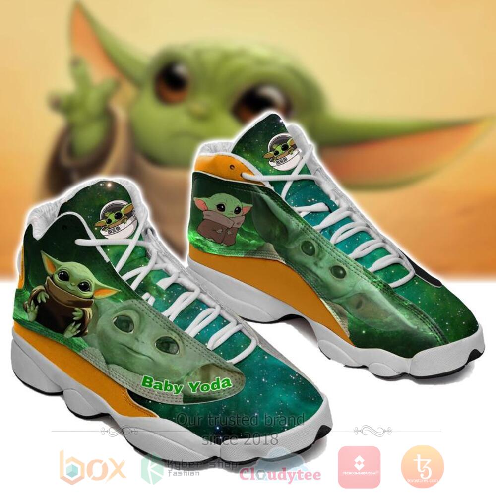 Baby Yoda Star Wars Air Jordan 13 shoes
