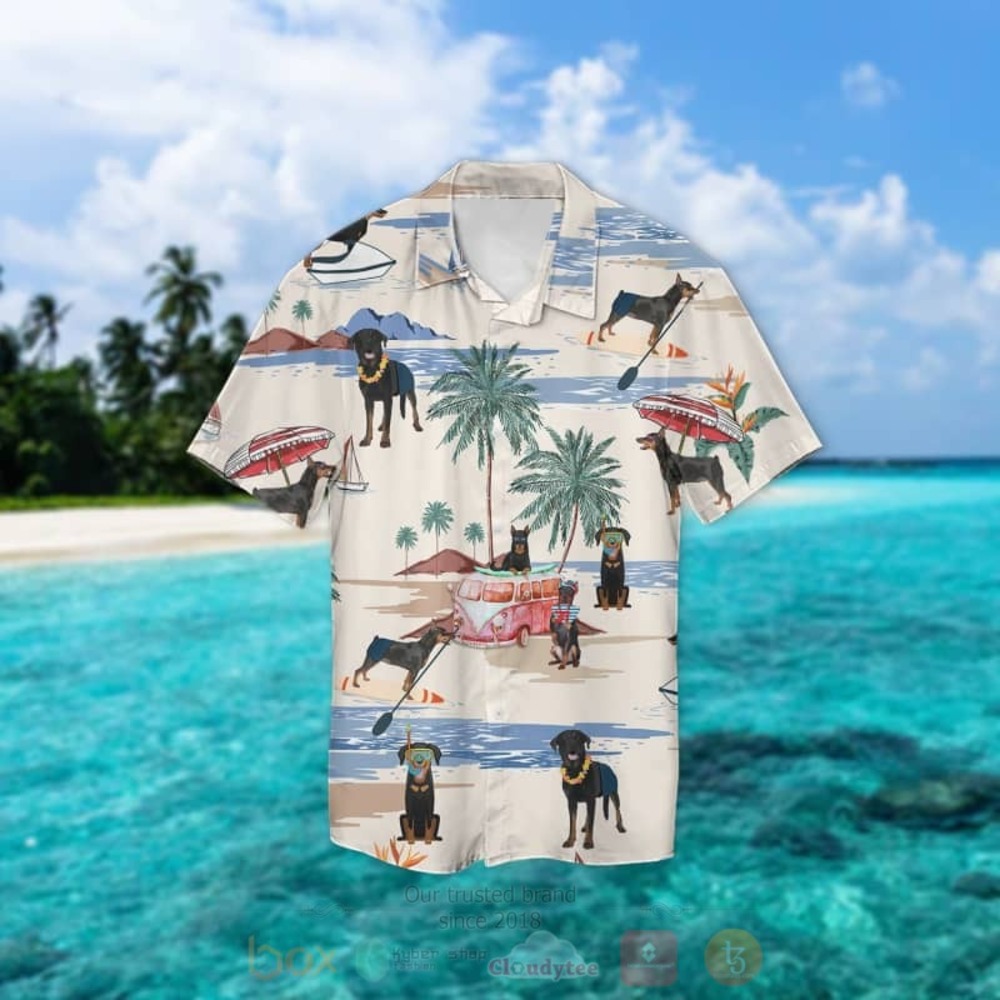 BEST Beauceron Summer Beach 3D All Over Printed Hawaiian Shirt 5 Beauceron Summer Beach Hawaiian Shirt
