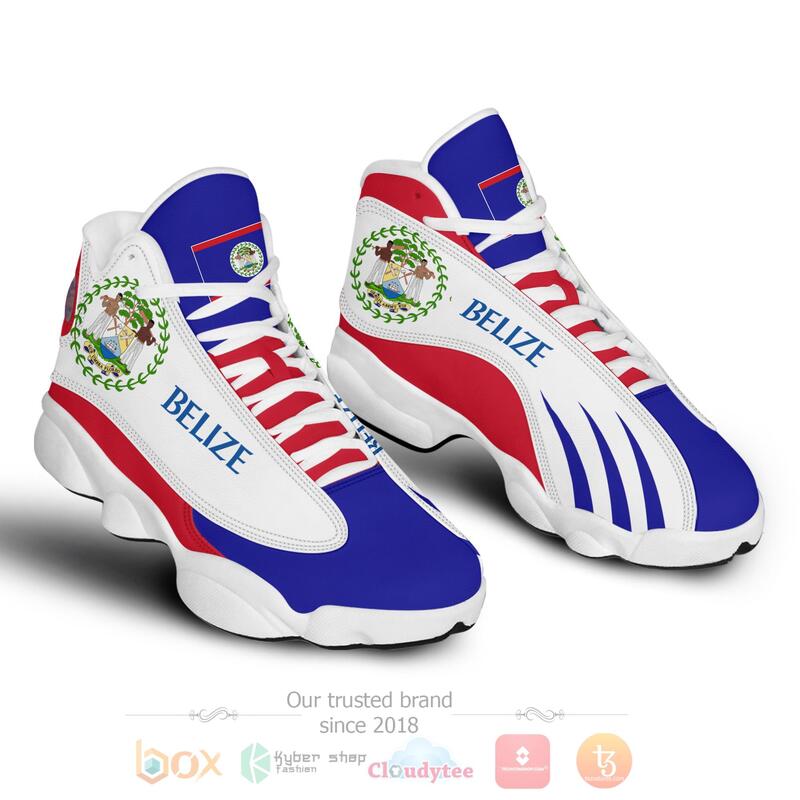 Belize Personalized Air Jordan 13 Shoes 1