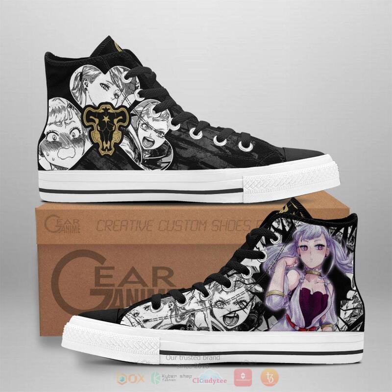 Black Clover Black Bull Noelle Silva Canvas High Top shoes