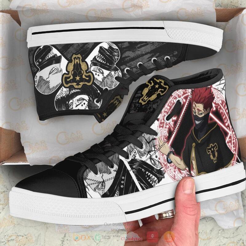 Black Clover Black Bull Zora Ideale Canvas High Top shoes 1