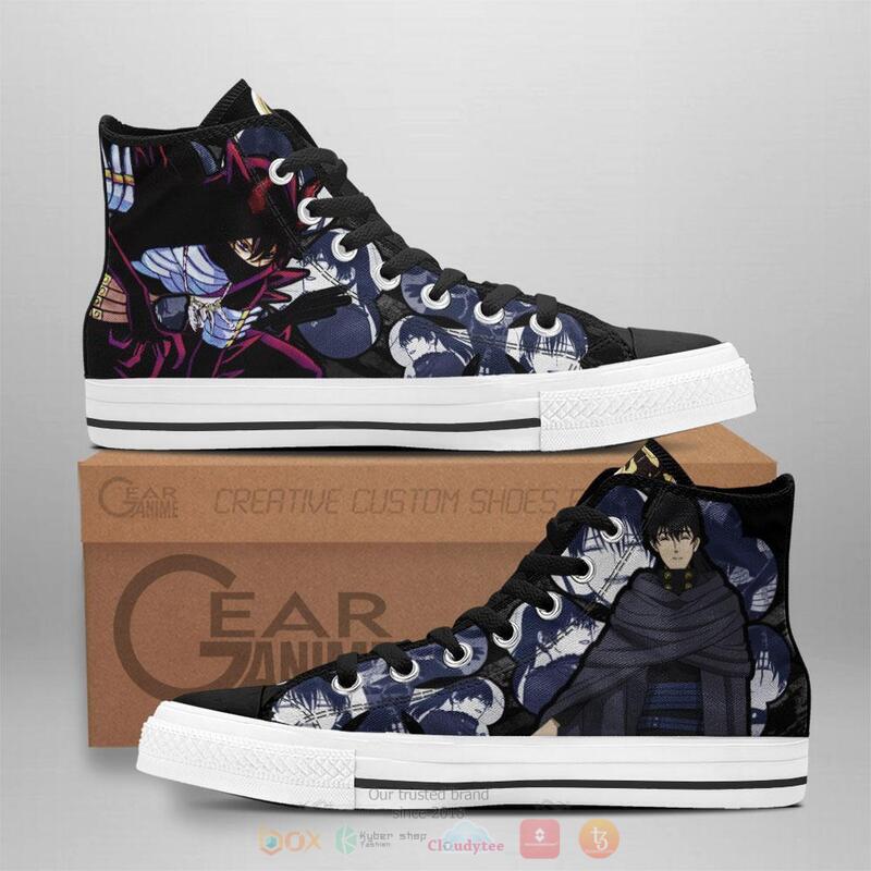 Black Clover Nacht Faust AnimeCanvas High Top shoes