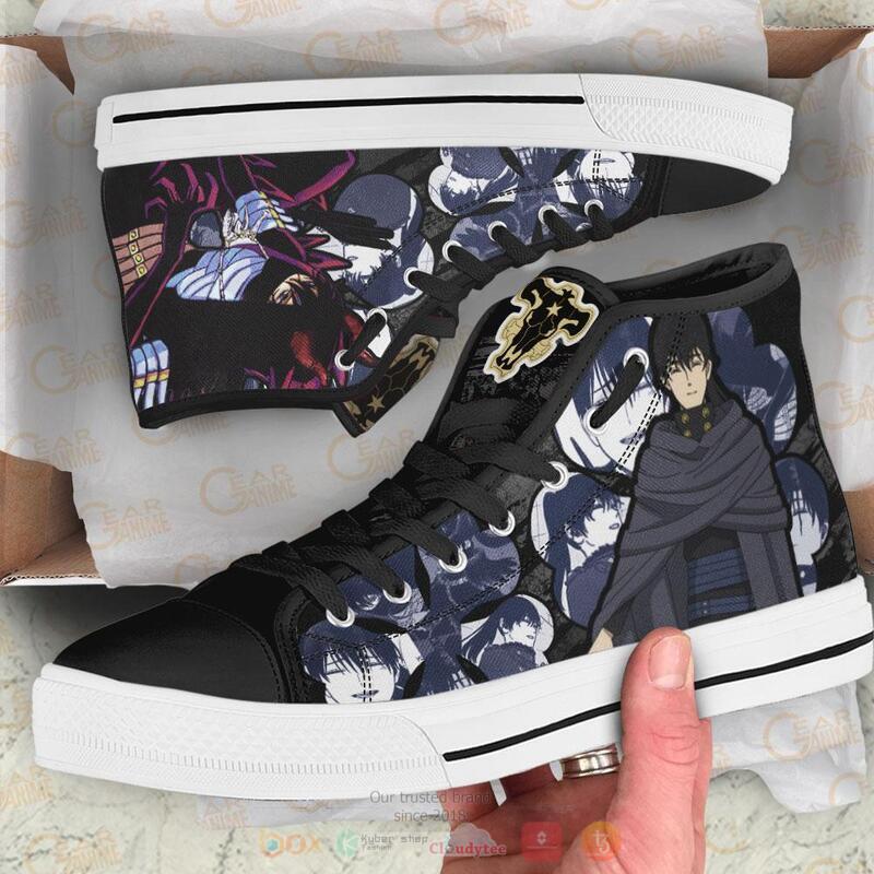 Black Clover Nacht Faust AnimeCanvas High Top shoes 1