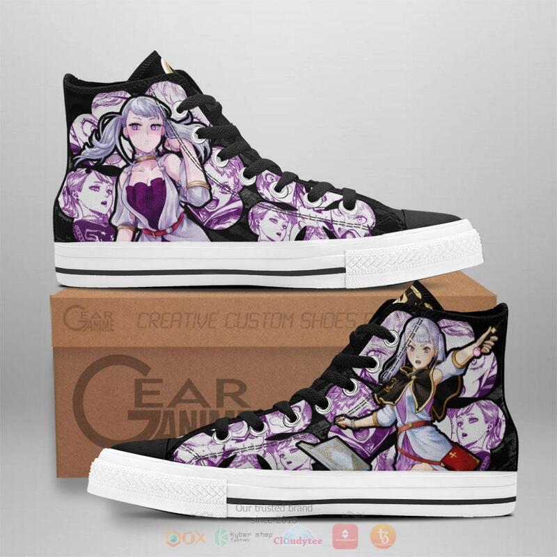 Black Clover Noelle Silva Canvas High Top shoes