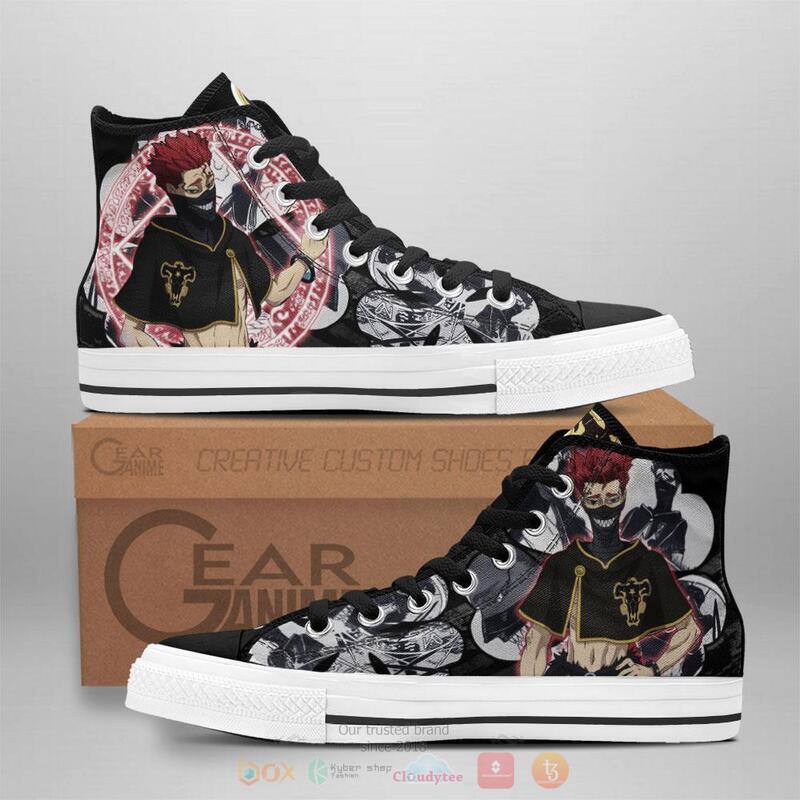 Black Clover Zora Ideale Canvas High Top shoes