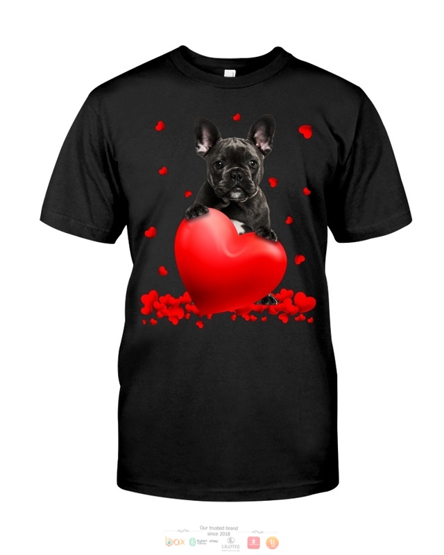 Valentine Hearts Black French Bulldog hoodie, shirt 12 Black French Bulldog Valentine Hearts shirt hoodie 1 2 3 4 5 6 7 8 9 10 11
