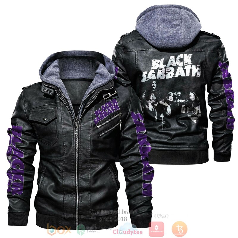 Black Sabbath Band Members Leather Jacket