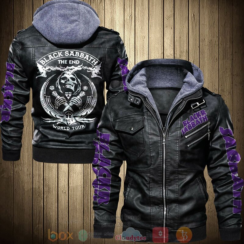 Black Sabbath Skull The End World Tour Leather Jacket