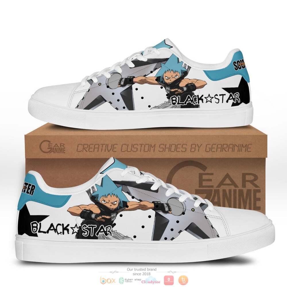 Black Star Anime Soul Eater Skate Stan Smith Shoes