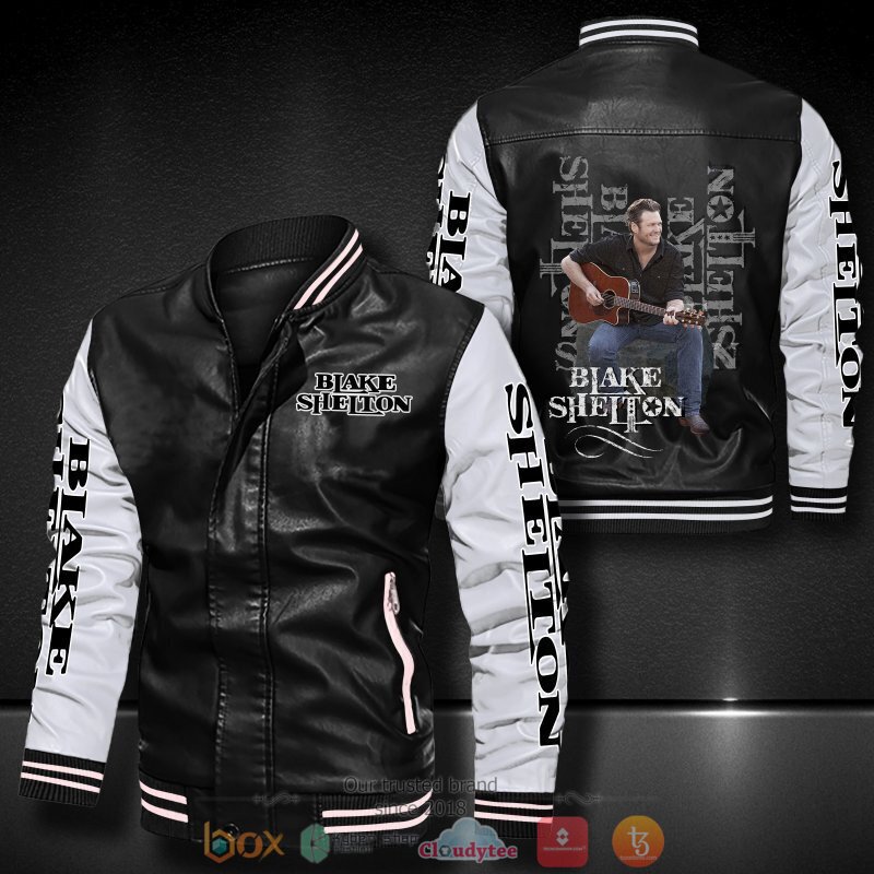 Blake Shelton Bomber leather jacket