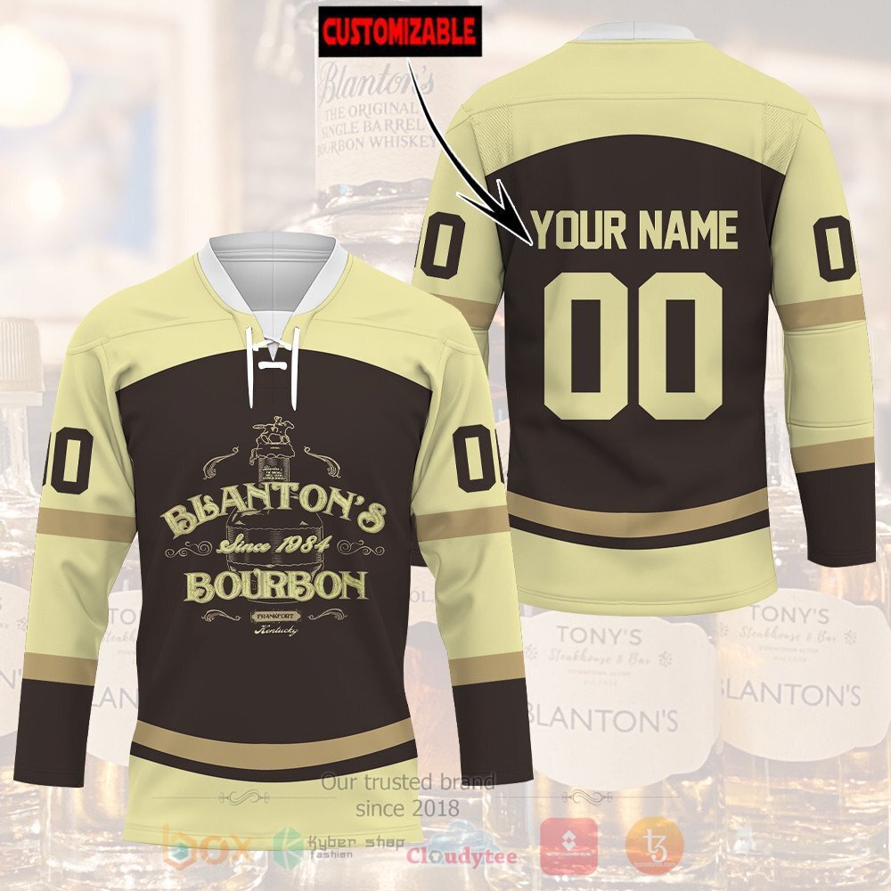 Blantons Since 1984 Bourbon Personalized Hockey Jersey
