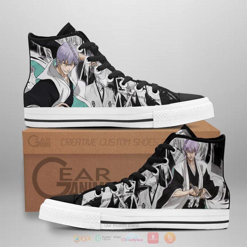 Bleach Ichimaru Gin Canvas High Top shoes