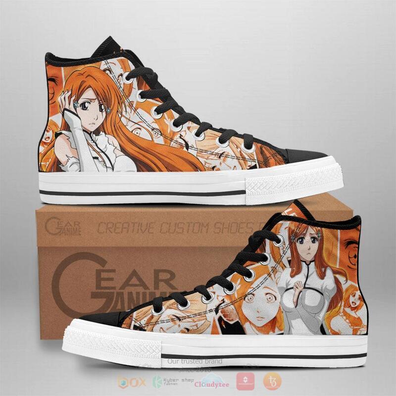Bleach Inoue Orihime Canvas High Top shoes