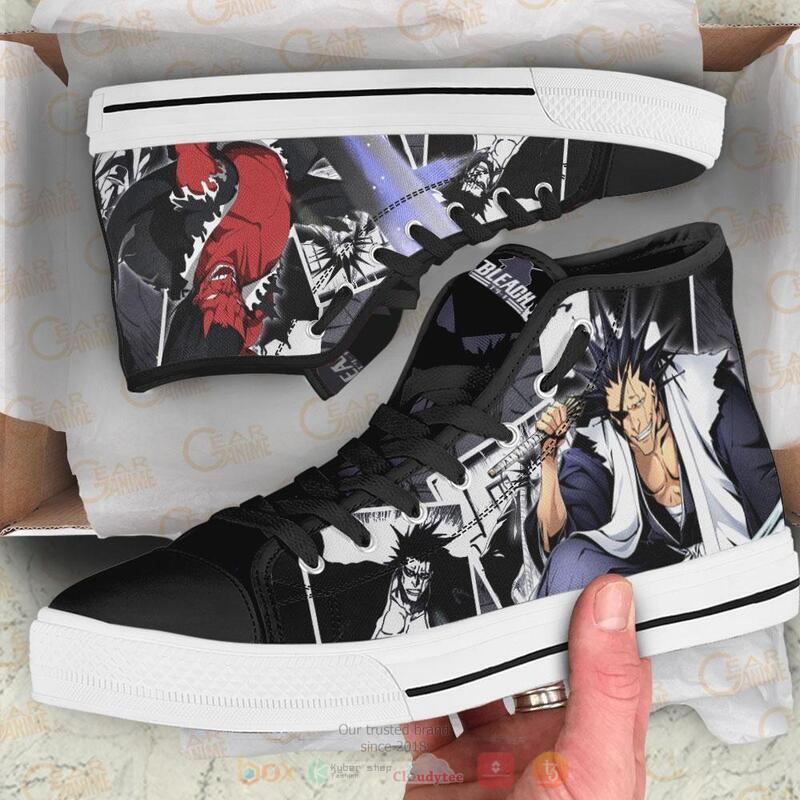 Bleach Kenpachi Bankai Canvas High Top shoes 1