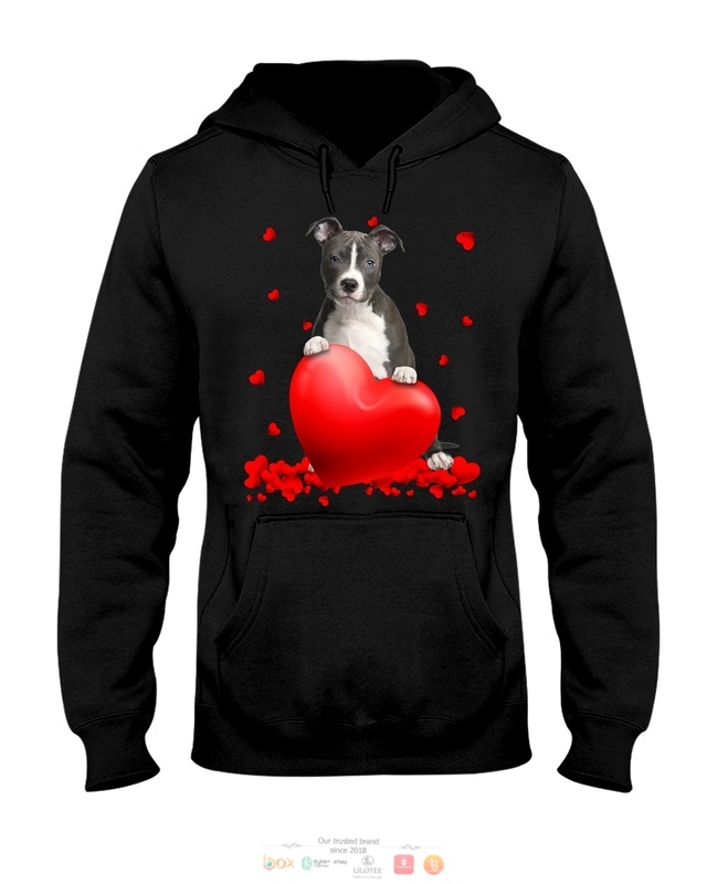 Valentine Hearts Blue nose Pitbull hoodie, shirt 25 Blue nose Pitbull Valentine Hearts shirt hoodie