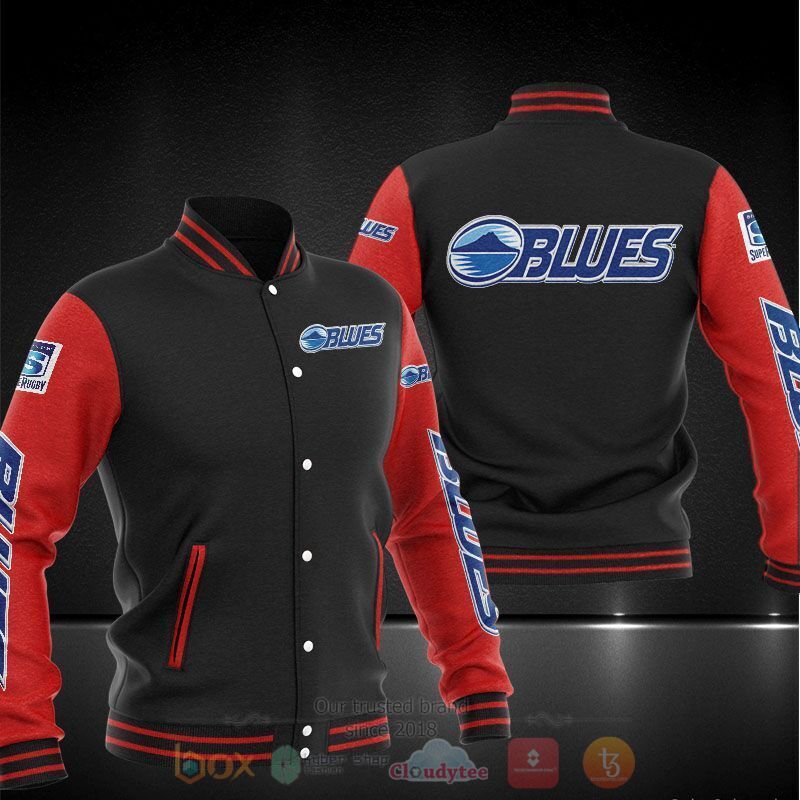 Blues Baseball Jacket 3 Blues Baseball Jacket 1 2