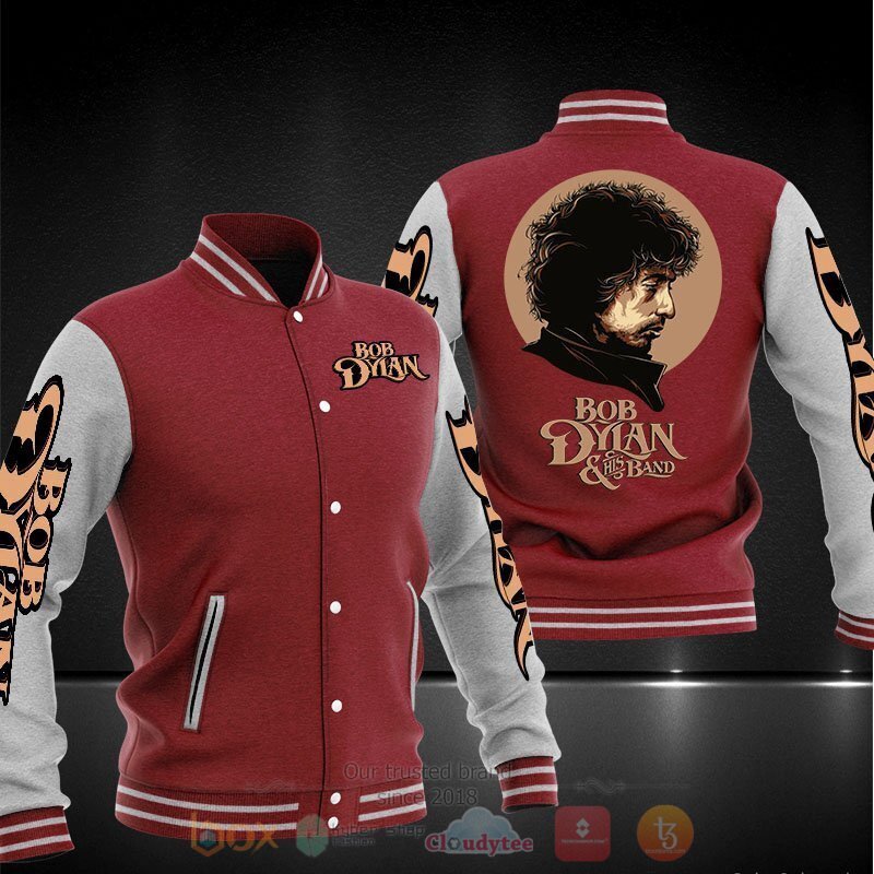 Bob Dylan and his band Baseball Jacket 4 Bob Dylan and his band Baseball Jacket 1 2 3