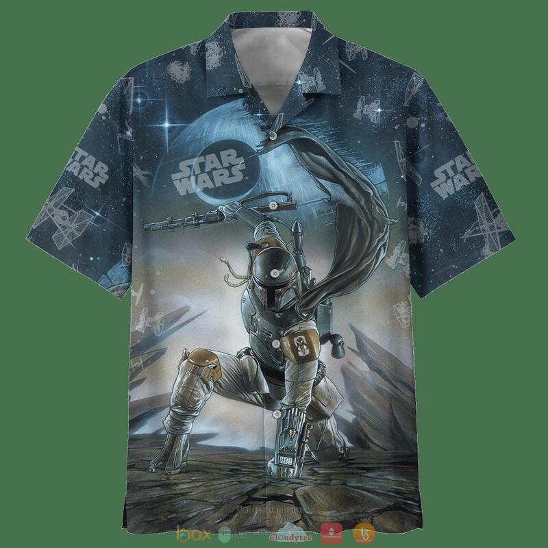 Boba Fett Star Wars Hawaiian Shirt 3 Boba Fett Star Wars Hawaiian Shirt 1 2