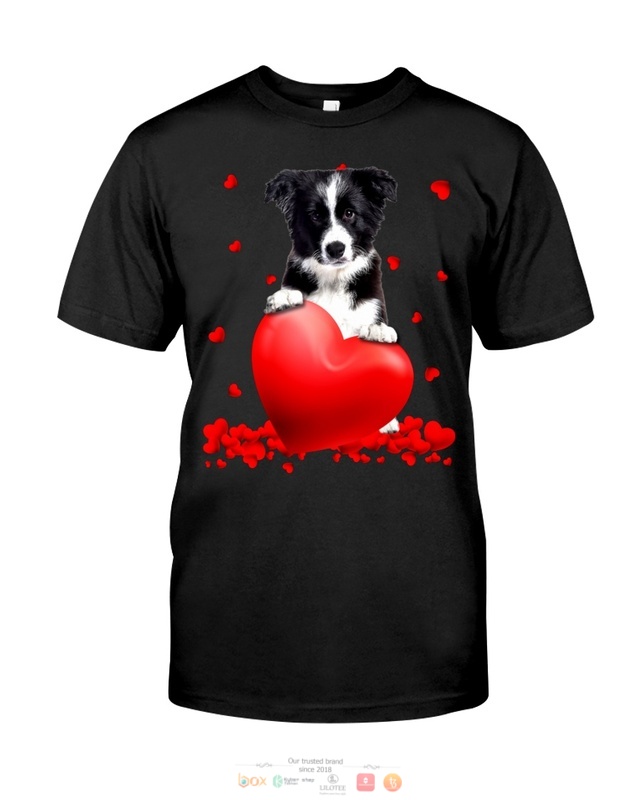 Valentine Hearts Border Collie hoodie, shirt 11 Border Collie Valentine Hearts shirt hoodie 1 2 3 4 5 6 7 8 9 10