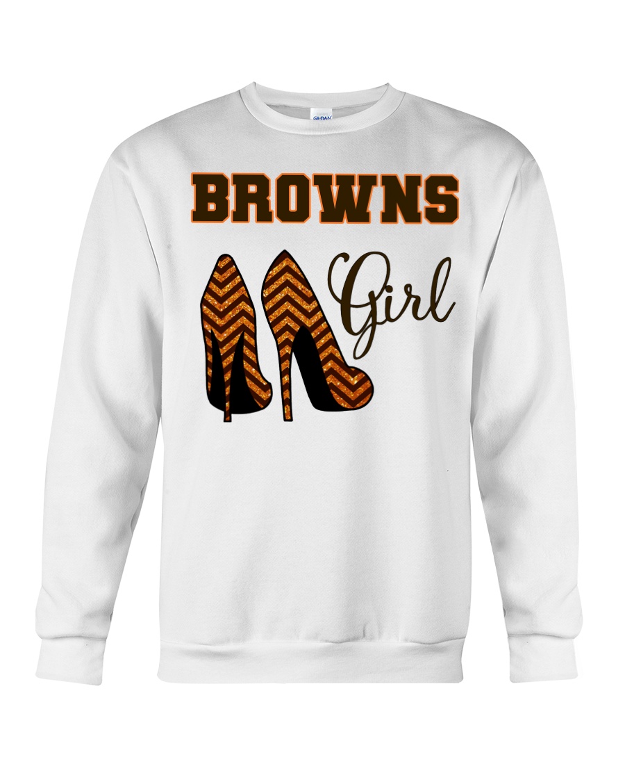 Cleveland Browns girl high heel jersey shirt, hoodie 7 Borwn girl high heel shirt hoodie 9