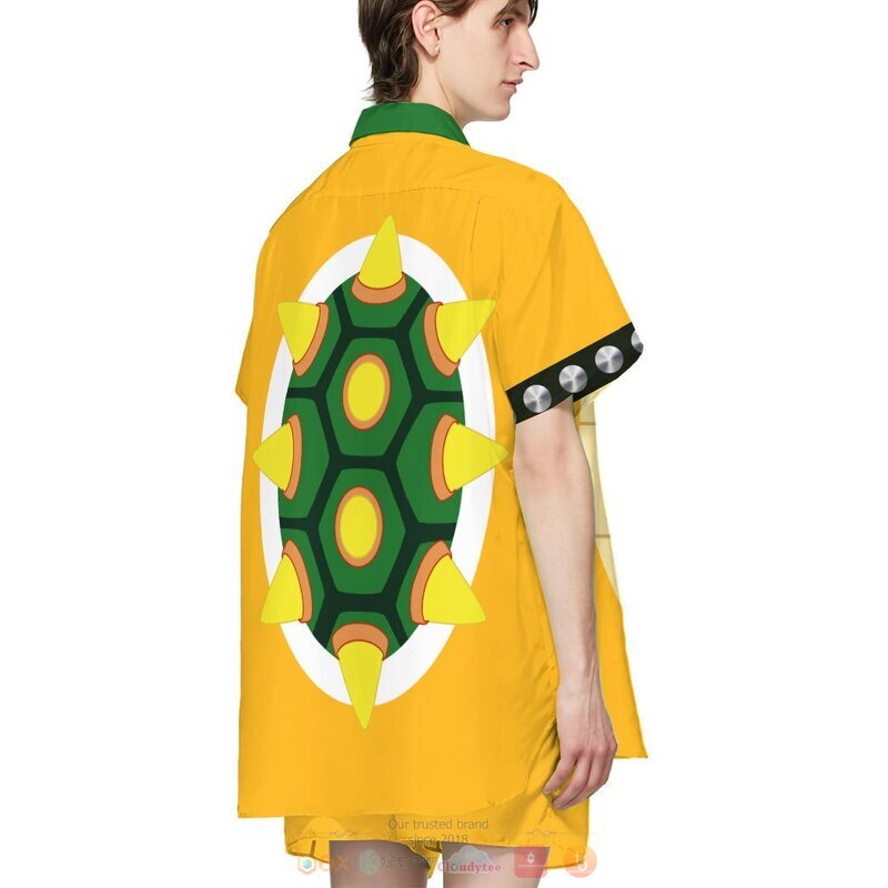 Bowser Cosplay Hawaiian Shirt 3 Bowser Cosplay Hawaiian Shirt 1 2