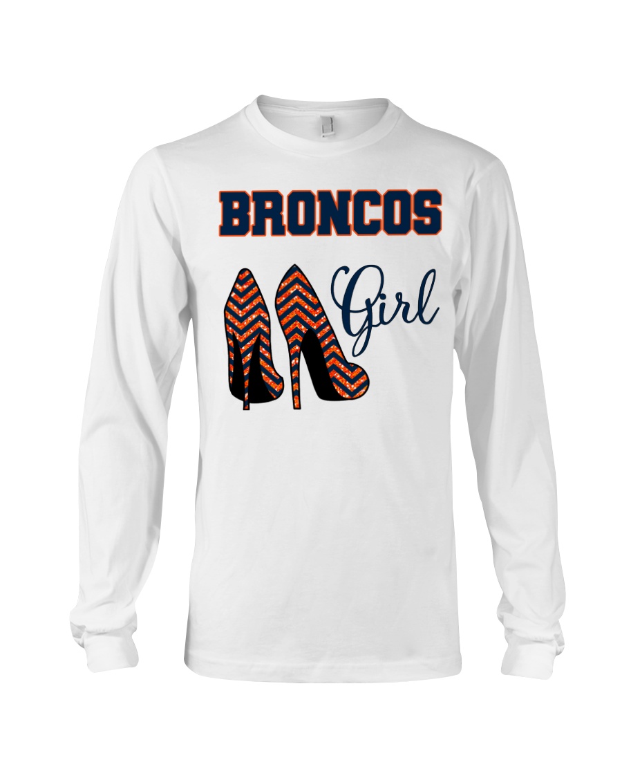 Denver Broncos girl high heel jersey shirt, hoodie 21 Broncos girl high heel shirt hoodie 7