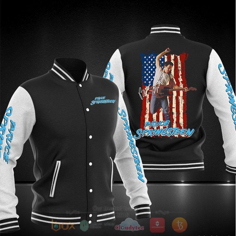 Bruce Springsteen American flag Baseball Jacket