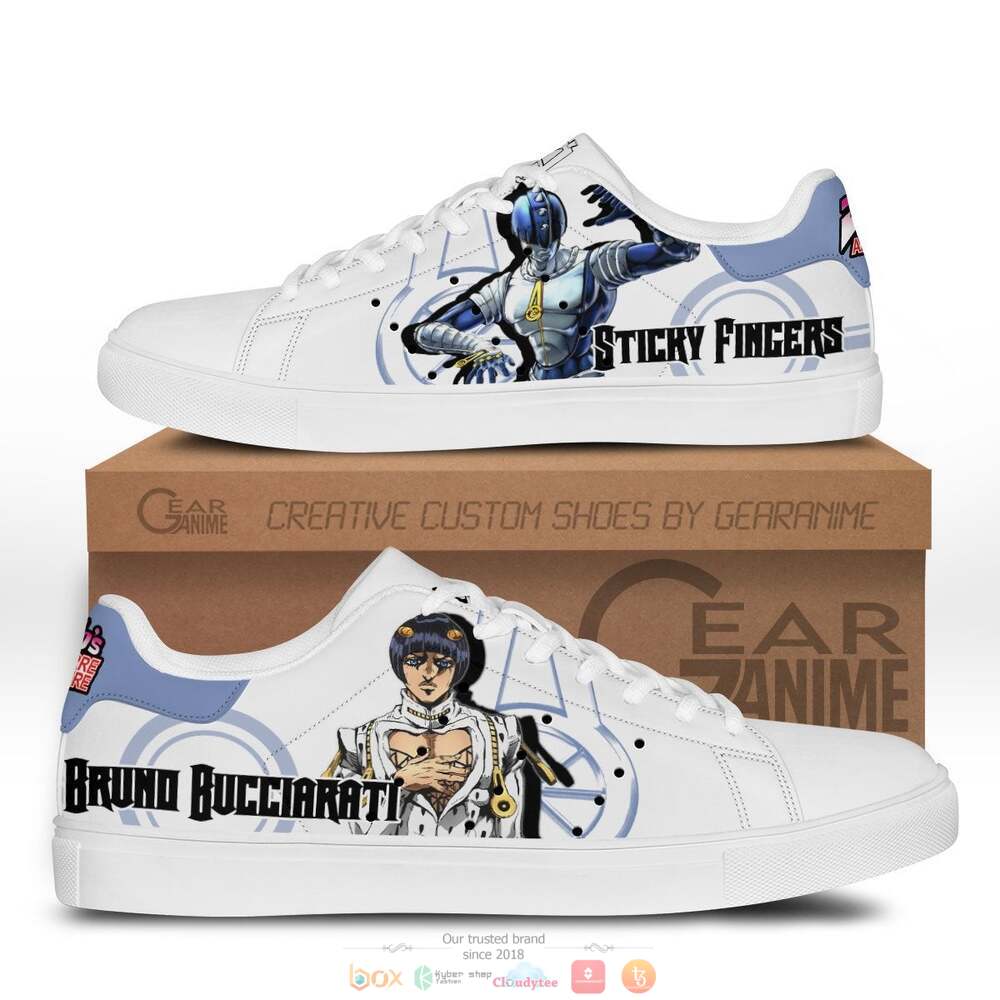 Bruno Bucciarati Anime Jojos Bizarre Adventure Skate Stan Smith Shoes