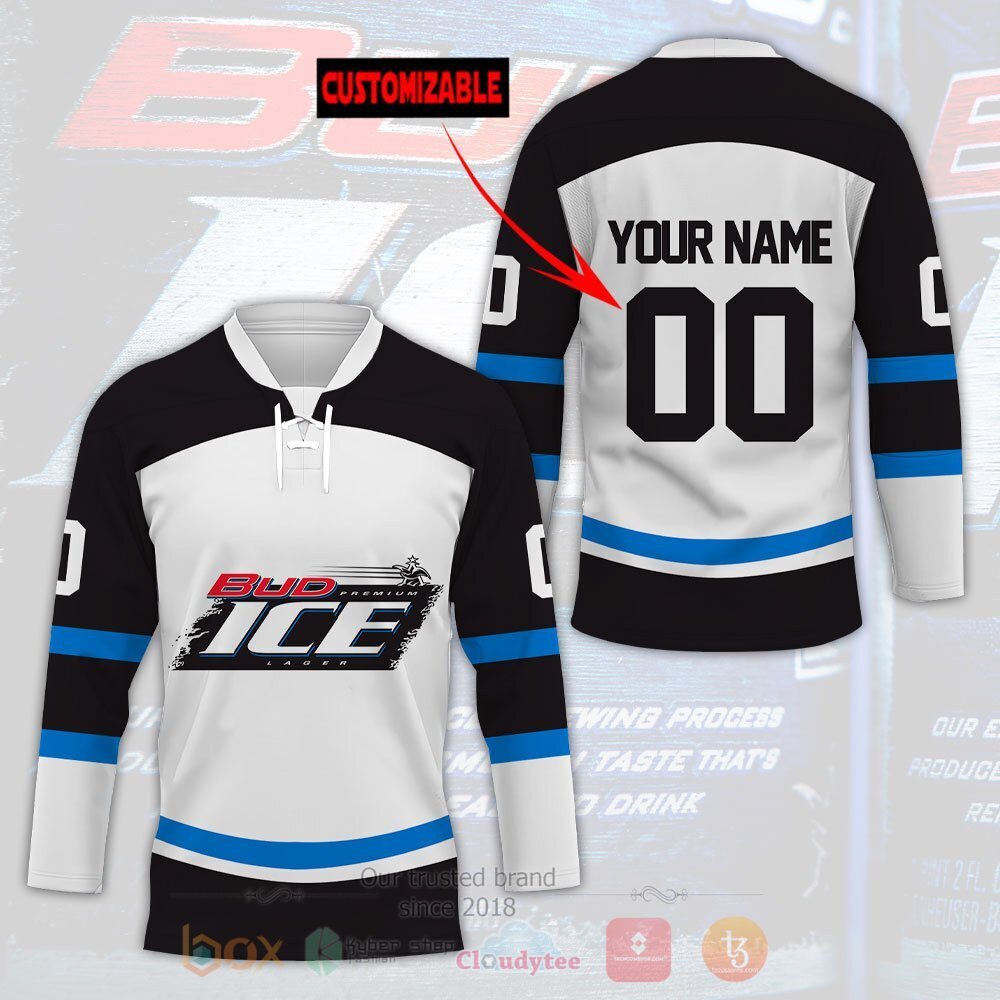 BEST Bud Ice Personalized Jersey Hockey 2 Bud Ice Personalized Hockey Jersey