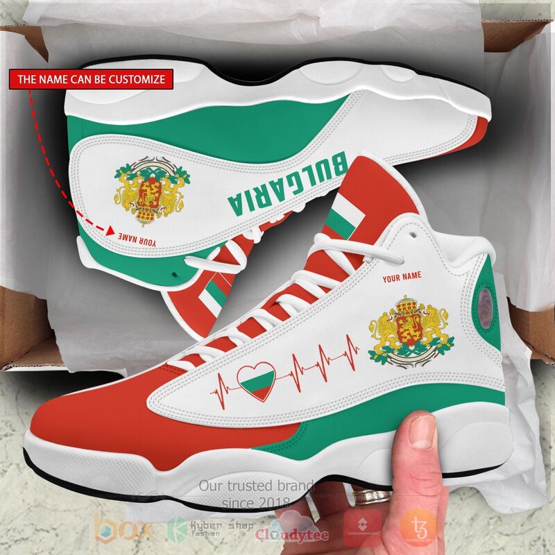 Bulgaria Personalized Logo Air Jordan 13 Shoes 1