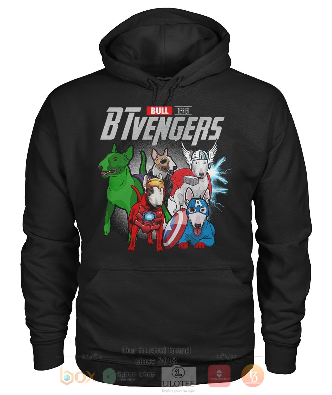 BEST Bull Terrier Btvengers 3D Shirt, Hoodie 2 Bull Terrier Btvengers 3D Hoodie Shirt 1