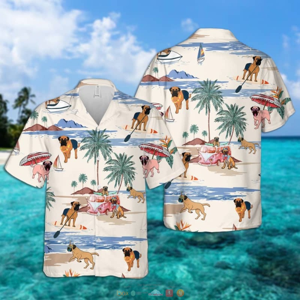 Bullmastiff Summer Beach Hawaiian Shirt 5 Bullmastiff Beach Hawaiian Shirt