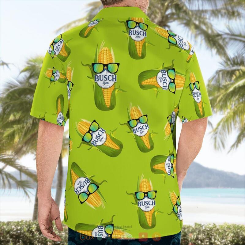 Busch Latte Corn Hawaiian Shirt 4 Busch Latte Corn Hawaiian Shirt 1 2 3