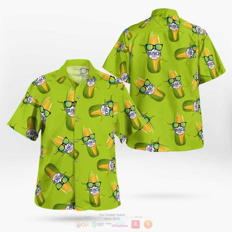 Busch Light Apple Corn Hawaiian Shirt 1 Busch Light Apple Corn Hawaiian Shirt