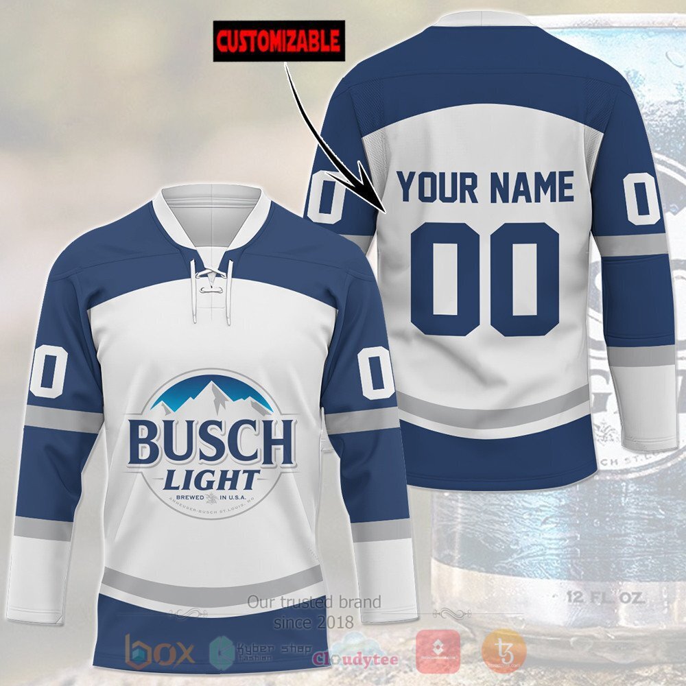Busch Light Personalized Ver2 Hockey Jersey