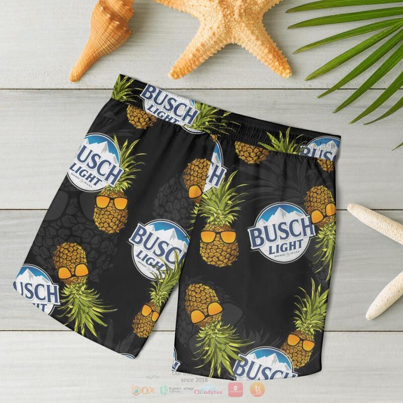 Busch Light Pineapple Black Beach Short 5 Busch Light Pineapple Black Beach Short 1 2 3 4