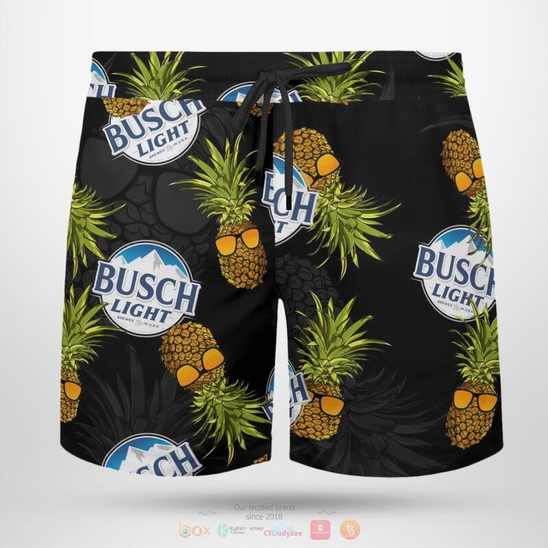Busch Light Pineapple Black Beach Short 6 Busch Light Pineapple Black Beach Short 1 2 3 4 5