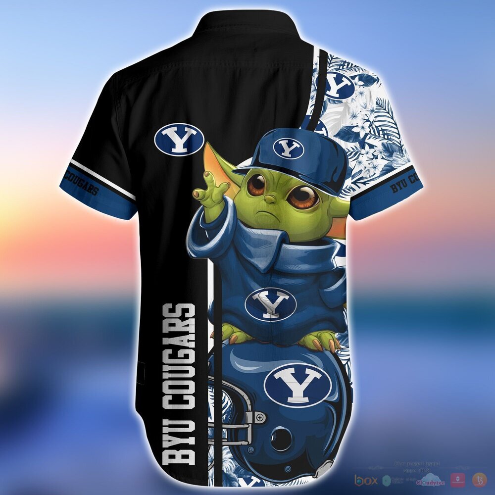 Byu Cougars NCAA Baby Yoda Hawaiian Shirt and Shorts 1 2 3