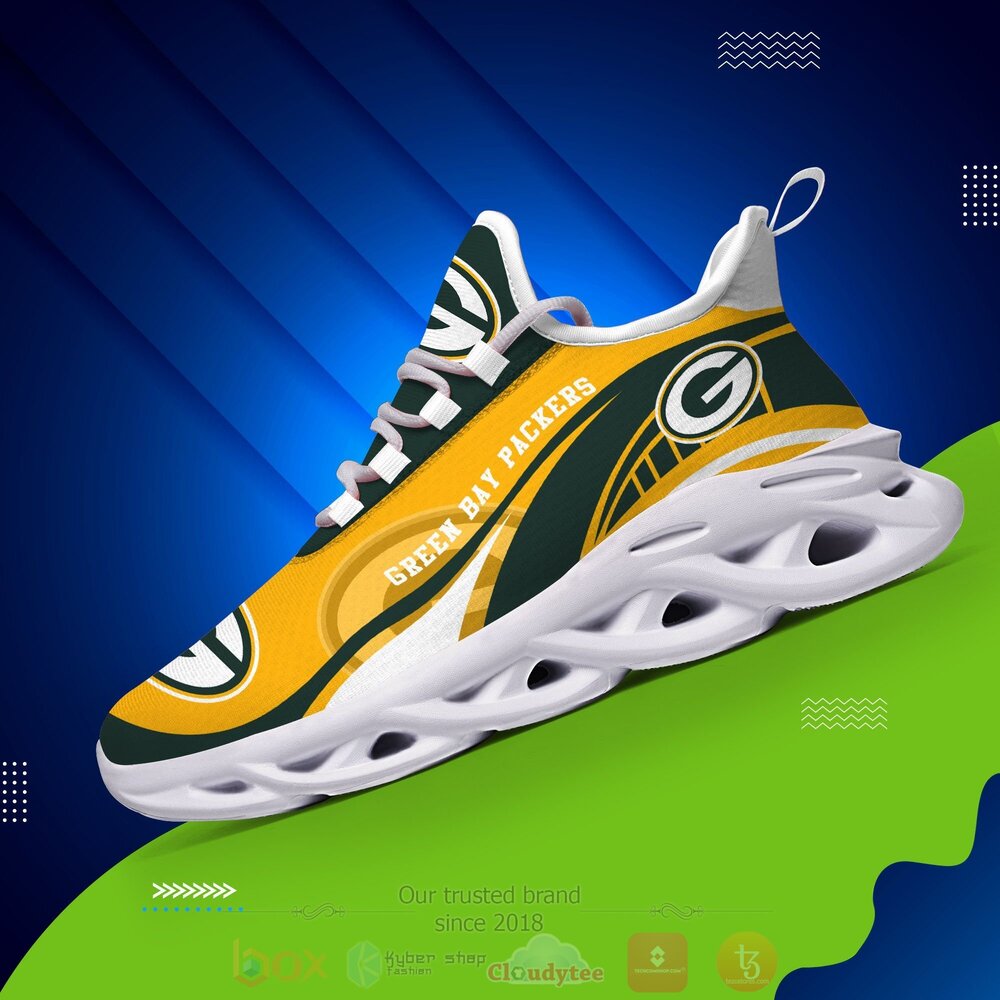 BEST NFL Green Bay Packers Clunky Sneakers 9 NFL Green Bay Packers Clunky Max Soul Shoes
