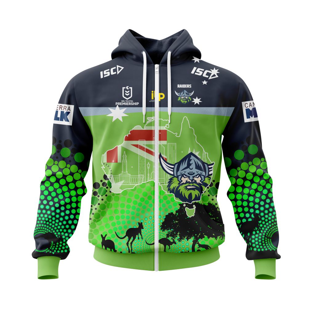 Personalized Canberra Raiders NRL Australia’s Day Kits full print 3d shirt, hoodie 3 CUSTOM NRLAUSRaiders211230 000 hoodie zip front
