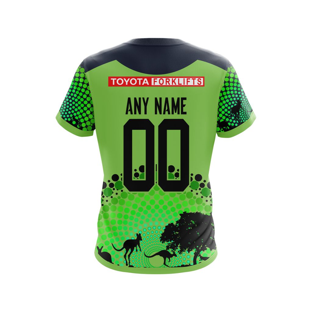 Personalized Canberra Raiders NRL Australia’s Day Kits full print 3d shirt, hoodie 8 CUSTOM NRLAUSRaiders211230 000 tee back