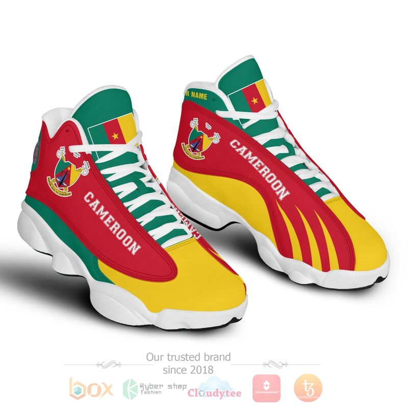 Cameroon Personalized Air Jordan 13 Shoes 1