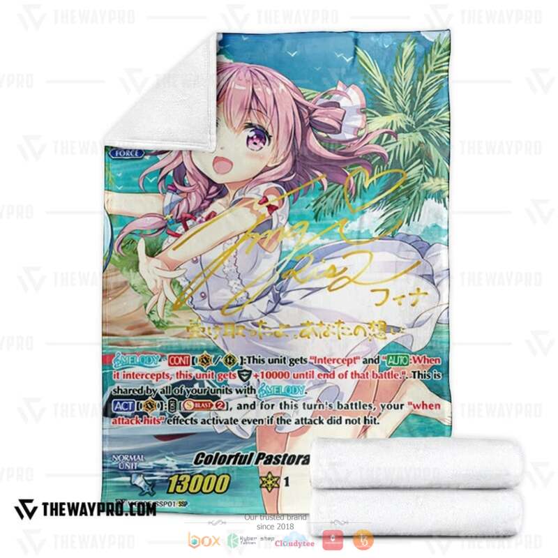Cardfight Vanguard Colorful Pastorale Fina Rainbow Blanket