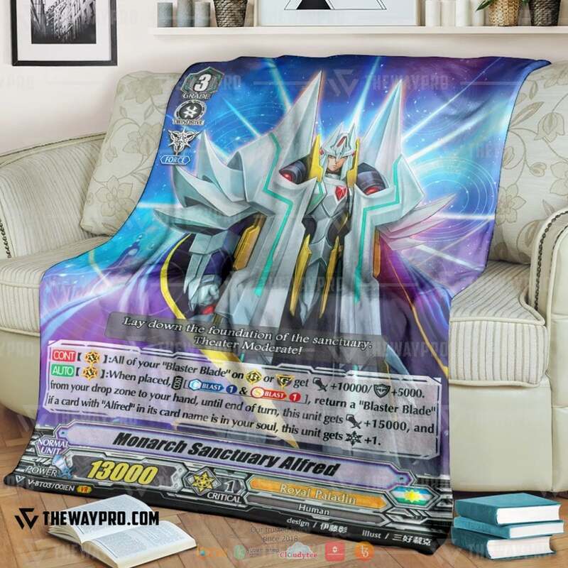 Cardfight Vanguard Monarch Sanctuary Alfred V Series Blanket