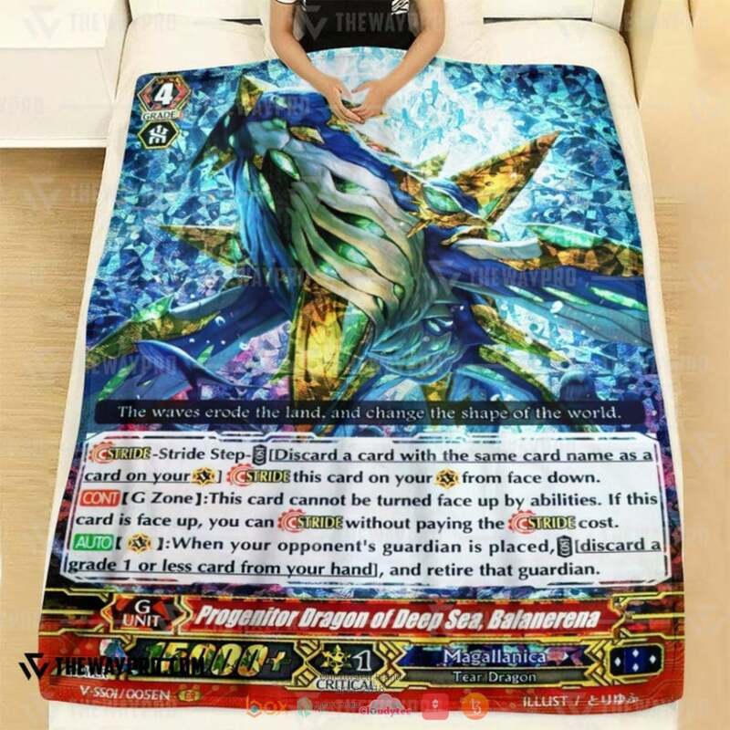 Cardfight Vanguard Progenitor Dragon of Deep Sea Balanerena Blanket