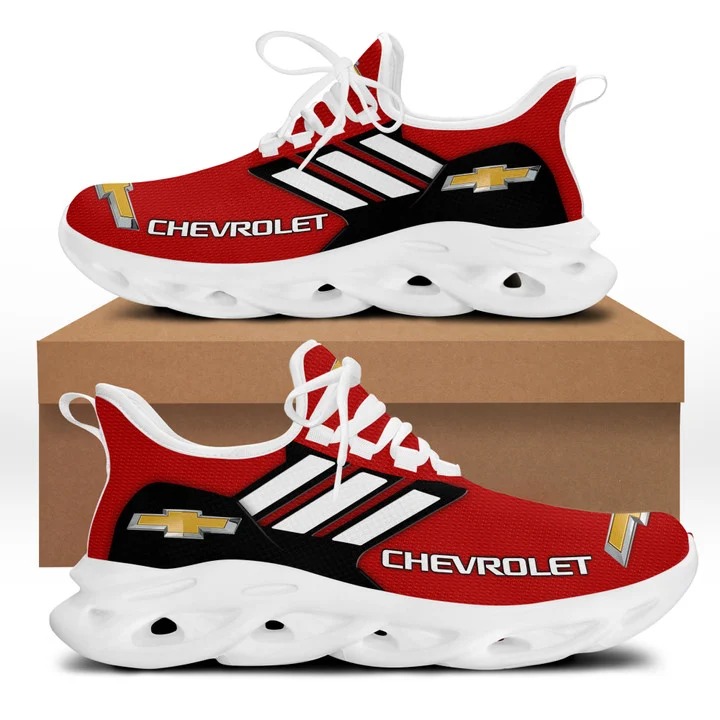 Red Chevrolet clunky max soul sneaker shoes 4 Chevrolet red clunky max soul shoes 3